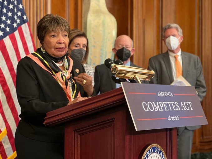 Rep. Eddie Bernice Johnson speaks about America COMPETES Act of 2022